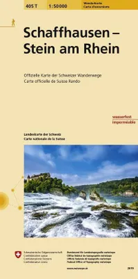 Produktbild von Swisstopo 1 : 50 000 Schaffhausen - Stein am Rhein Wanderkarte