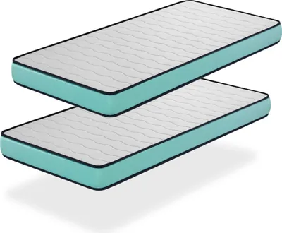 Produktbild von 2X Matratzen CONFORT PRO 70X190 -H2- Hohe 14 CM Super weiche Polsterung - jugendlich