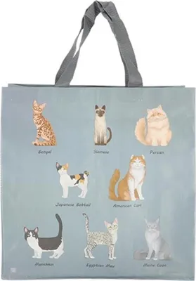 Produktbild von Esschert Design Einkaufstasche Katzen