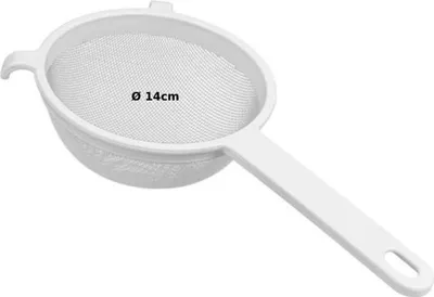 Obrázok produktu pre metaltex 111614080 metaltex Plastové sito, stredne jemné, priemer: 140 mm