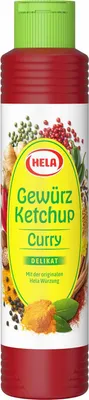 Obrázek produktu pro Hela koření kečup kari jemný s krásným pikantním nádechem 500ml