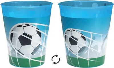 Produktbild von Fußball-Plastikbecher 250ml