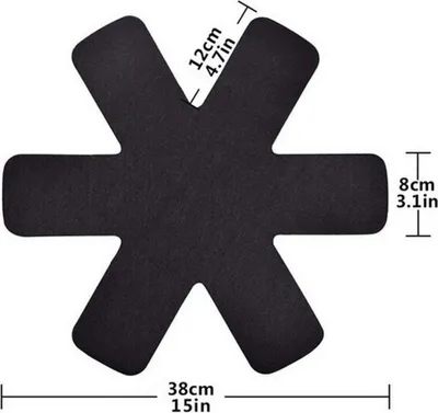 Image de 6Pcs Pan Protection Mat Stackable Insulation Pads Pot Trivet Pot Cookware Protector for Kitchen Gadgets