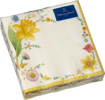 Produktbild von Villeroy & Boch Spring Fantasy Cocktail Serviette Osterblüten 25cm