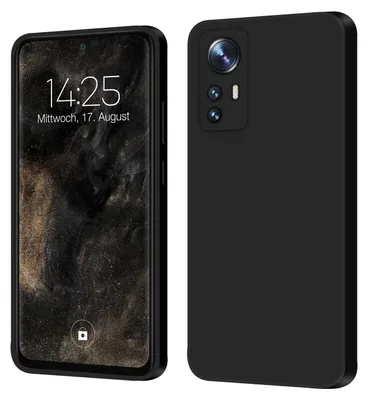 Produktbild von Hülle für Xiaomi 12 Pro Case Cover Bumper Smartphone Softgrip Schutzhülle Farbe: Schwarz