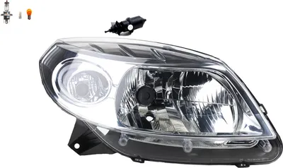 Produktbild von Scheinwerfer passend für Dacia Sandero 06/ 08- Rechts Leuchtmittel m. Stellmotor 8200733877 8200526417 8200211014 7700421671 6001546791 Johns