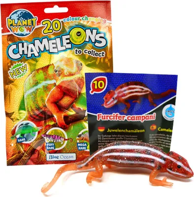 Produktbild von Blue Ocean Chamäleons Sammelfiguren 2024 - Planet Wow - Figur 10. Juwelenchamäleon