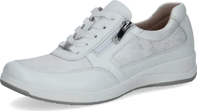 Produktbild von Caprice Sneaker - Weiß / Silber Leder : 38 : Normal Größe: 38 Weite: Normal
