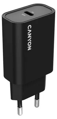 Immagine prodotto di CANYON OnCharge 30CL 30W 1xPD Caricabatterie UE Nero