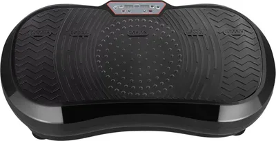 Image de Plaque vibrante Bolt Edge - appareil de fitness pour la maison - 120 niveaux de vibration, 10 programmes d'entraînement, antidérapant, avec bandes d'entraînement & télécommande - noir