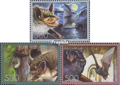 Produktbild von Briefmarken Weißrussland 2006 Mi 634-636 (kompl.Ausg.) postfrisch Fledermäuse