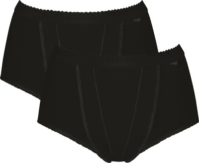 Produktbild von sloggi Damen Maxislip 2-Pack Control - BLACK - Größe 46