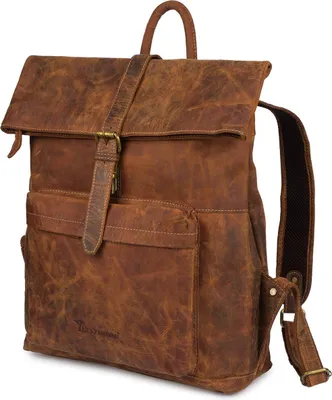 Obrázok produktu pre Beltimore Vintage kožený batoh 15,6" hnedý