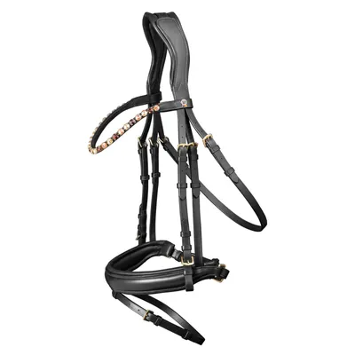 Produktbild von Waldhausen Trensenzaum X-Line Goldheart schwed. kombiniert