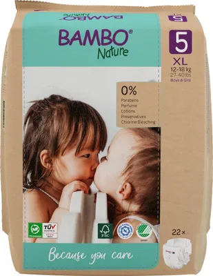 Productafbeelding van Bambo Nature Luiers 5 (22 stuks)