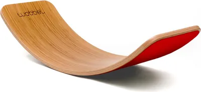 Produktbild von Wobbel Board Original - Bambus, Filz rot