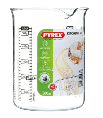 Zdjęcie produktu dla Miarka Pyrex 0,5L, 10X12Cm, Szklana
