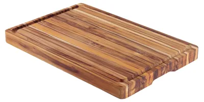 Image de Planche à découper en teck pour la cuisine