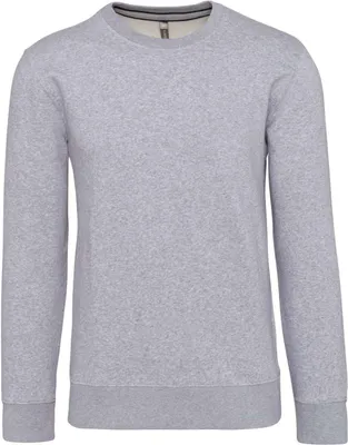 Produktbild von Kariban Herren Sweatshirt Pullover Sweat Pulli Langarmshirt Sweatjacke, Größe:XS, Farbe:Oxford Grey