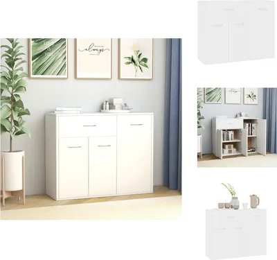 Produktbild von vidaXL Sideboard Weiß 88x30x70 cm Holzwerkstoff -  Sideboards