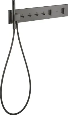 Produktbild von Thermostatmodul AXOR ShowerComposition UP 610 / 110 4 Verbr pol. black chrome polished black chrome
