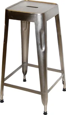 Produktbild von Barhocker aus Eisen - Glänzend - 2er Set
