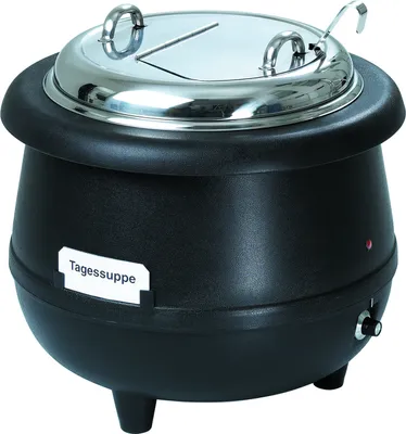 Produktbild von Bartscher Suppentopf Gourmet, 10L, schwarz