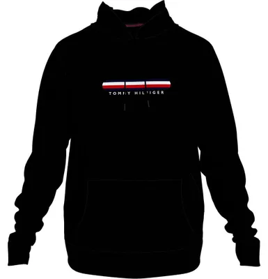 Produktbild von Tommy Hilfiger Herren Lounge Pullover Hoodie, Schwarz L