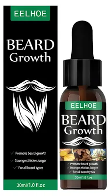 Image de Huile à barbe Anguille 30ml Huile à barbe naturelle Stimulateur de croissance de la barbe