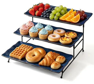 Rechteckiges Obsttablett, 40 x 21,5 x 15,5 cm, spülmaschinengeeignet