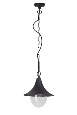 Produktbild von BRILLIANT Außenpendelleuchte Berna | spritzwassergeschützte Pendelleuchte | schwarz | kürzbar | 1x E27 max. 60 W