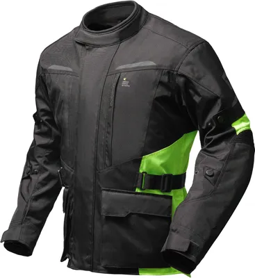 Produktbild von Modeka Tarex II Motorrad-Textiljacke, schwarz/gelb, S