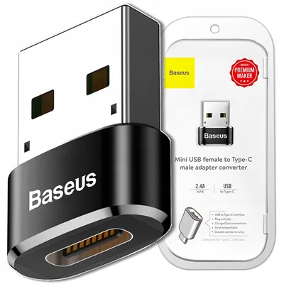 Produktbild von Baseus CAAOTG-01, Schwarz