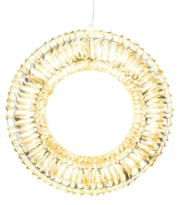 Productafbeelding van Verlichte Kerstkrans Goud 720 LED Gehlmann