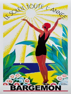 Immagine prodotto di Bargemon - Il sole tutto l'anno - Poster 30x40 cm