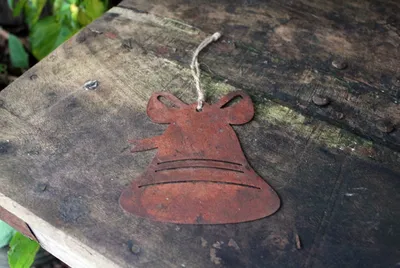 Produktbild von Christbaumschmuck Glocke Edelrost