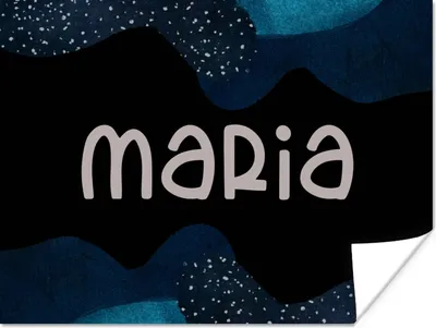 Produktbild von MuchoWow® Poster Maria - Pastell - Mädchen 80x60 cm - Kunst für zu Hause