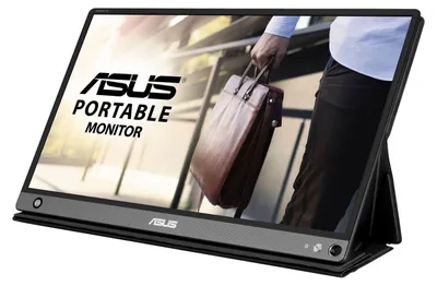 Produktbild von ASUS ZenScreen MB16AHP, 39,6 cm (15.6"), 1920 x 1080 Pixel, Full HD, LED, 5 ms, Schwarz