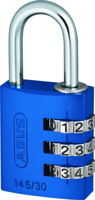 Image de ABUS Cadenas antivol à combinaison 3 Chiffres – Bleu 145/30