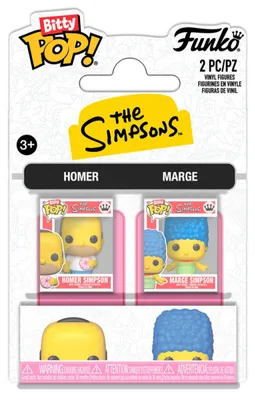 Immagine prodotto di Confezione Bitty POP con 2 personaggi dei Simpson: Homer e Marge