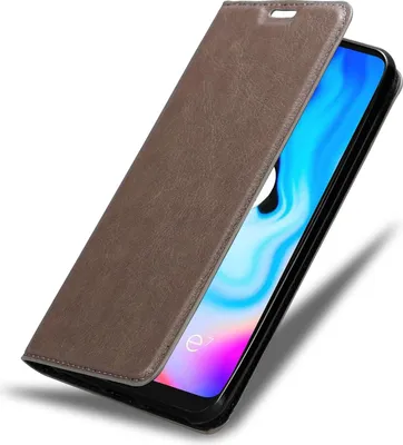 Image de Cadorabo Housse pour Motorola MOTO E7 PLUS Housse de protection marron Housse pour téléphone portable Etui Case Cover Fermeture magnétique