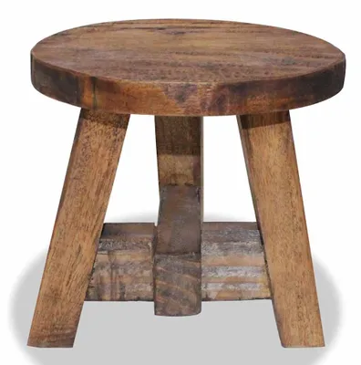 Immagine prodotto di vidaXL Sgabello in legno massiccio di mogano