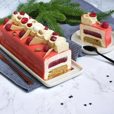 Produktbild von Quadratische Kuchenform aus Edelstahl 31 x 10 cm
