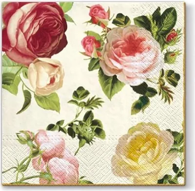 Produktbild von Rosalia Roses Servietten 33x33 cm Paw Decor Kollektion