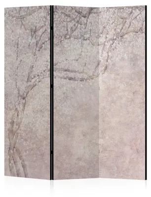Zdjęcie produktu dla LUMASOUL Parawan dwustronny, parawan dzielący pomieszczenie, motyw drzewa, 135 x 172 cm