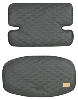 Image de réducteur de siège roba Sit Up 'Luxe' - coussin d'assise en 2 parties pour chaise haute 'Graphite matelassé' - coussin d'assise pour toutes les chaises hautes 'Sit Up' de roba