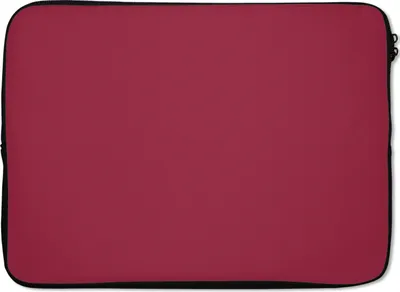 Produktbild von MuchoWow® Laptop Hülle 13 Zoll Rot - Einfarbig Laptoptasche - Laptophülle - Sleeve - Rundumschutz
