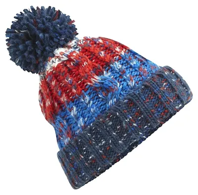 Image de Bonnet à pompon Beechfield pour femme LT749 (taille unique) (rouge chili)