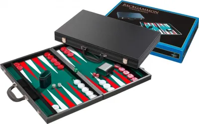 Obrázek produktu pro Philos Backgammon grün Turnier 54x32cm