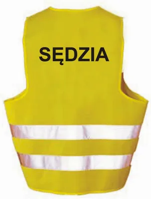 Obrázok produktu pre JUDGE - Reflexná pracovná výstražná vesta s potlačou